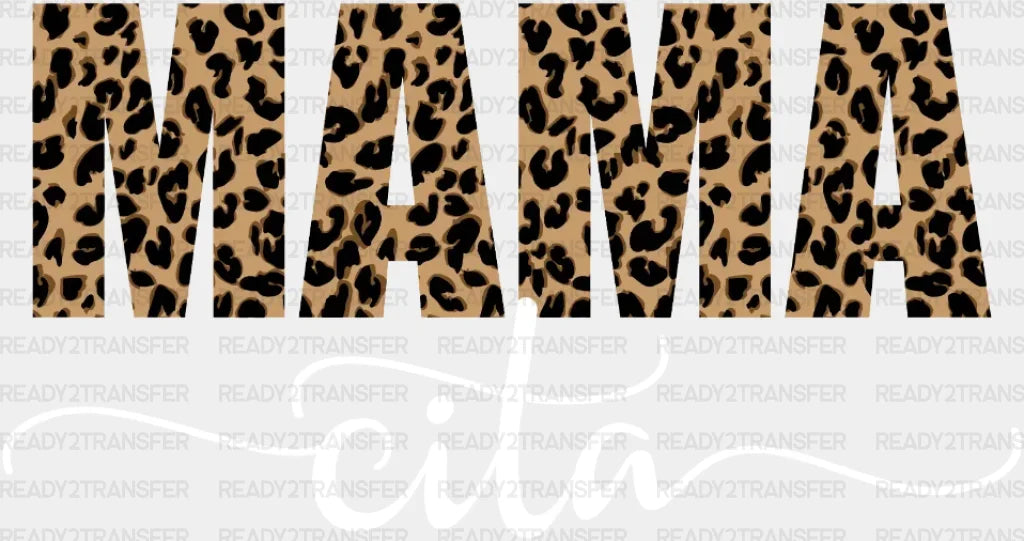 Mamacita Leopard Mother’s Day Dtf Heat Transfer Mama Design Mom
