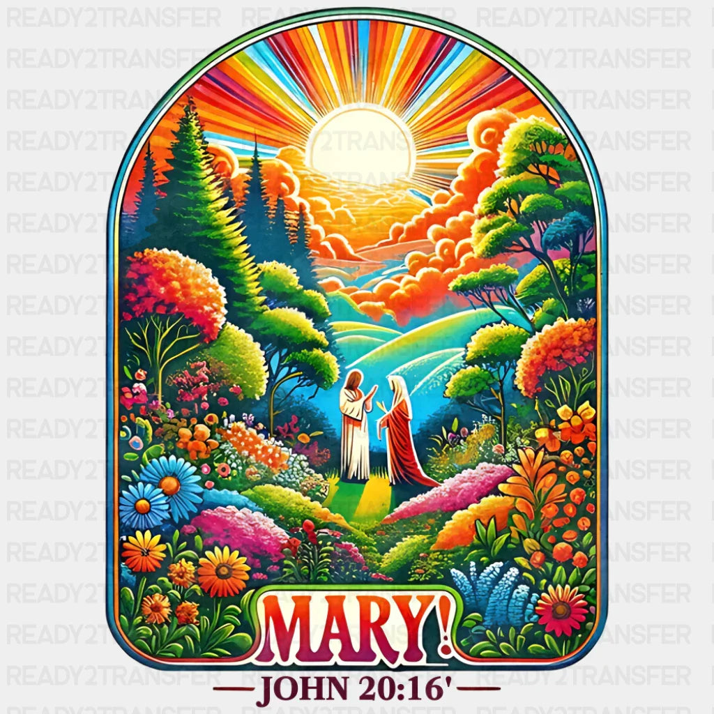 Mary John 20:16 - Christianity DTF Transfer