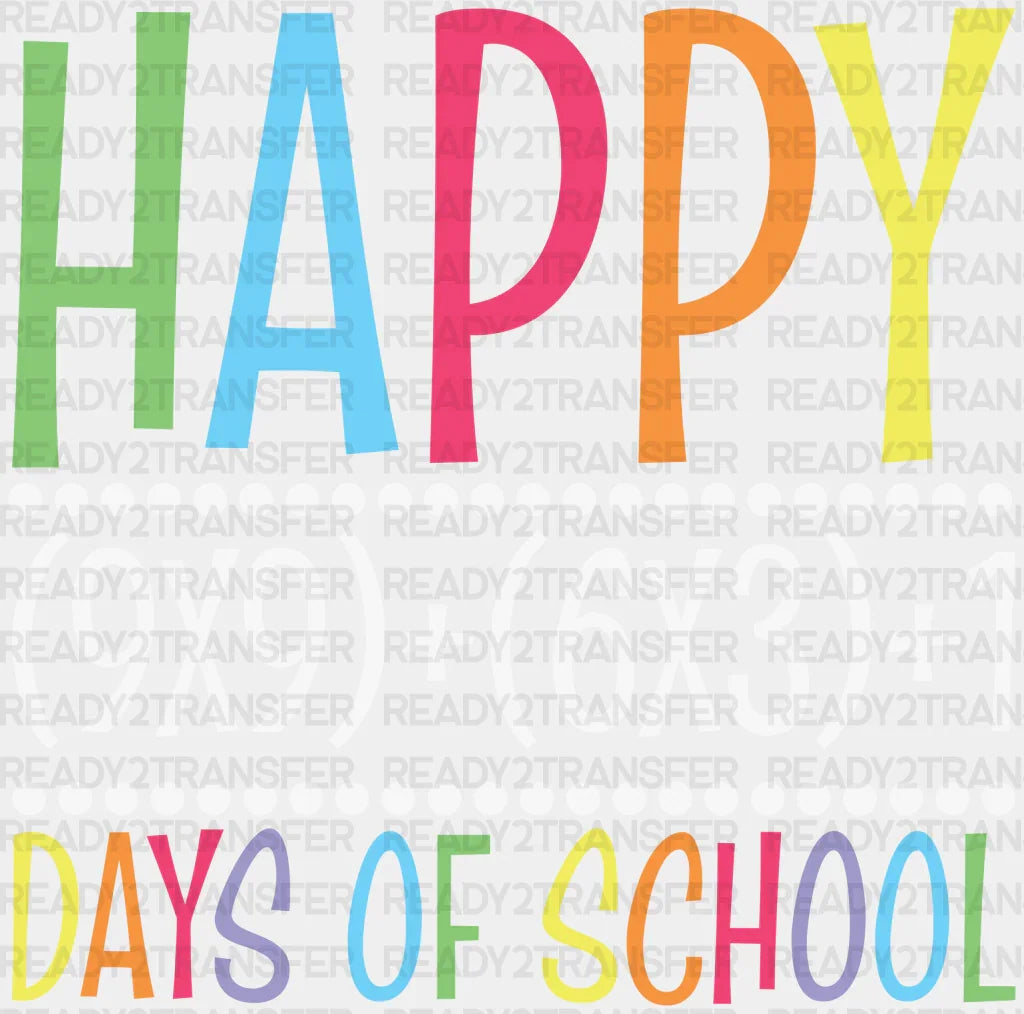 Math Problem 100 Days Of School Dtf Transfer