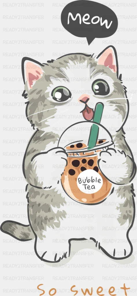Meow So Sweet - Cats DTF Transfer ready2transfer
