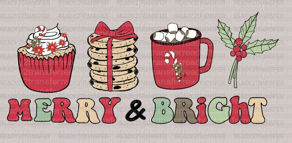 MERRY & BRIGHT DTF Transfer - ready2transfer