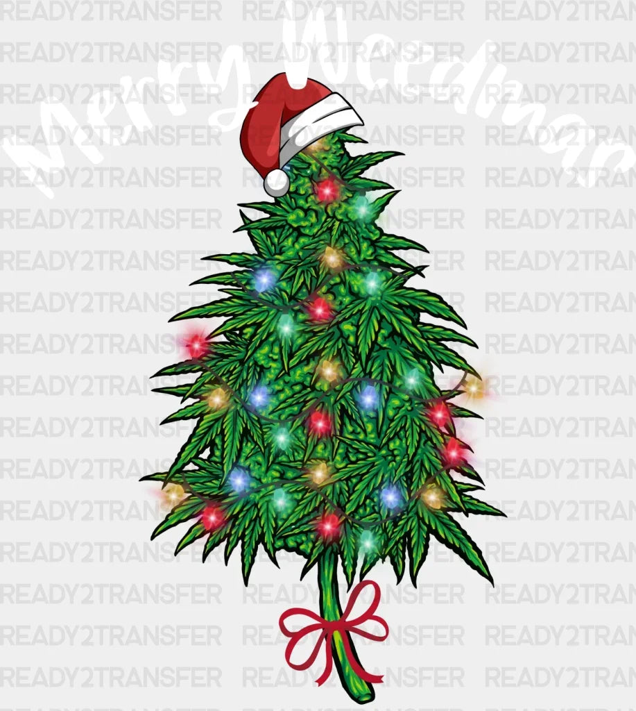 Merry Weedmas Dtf Transfer