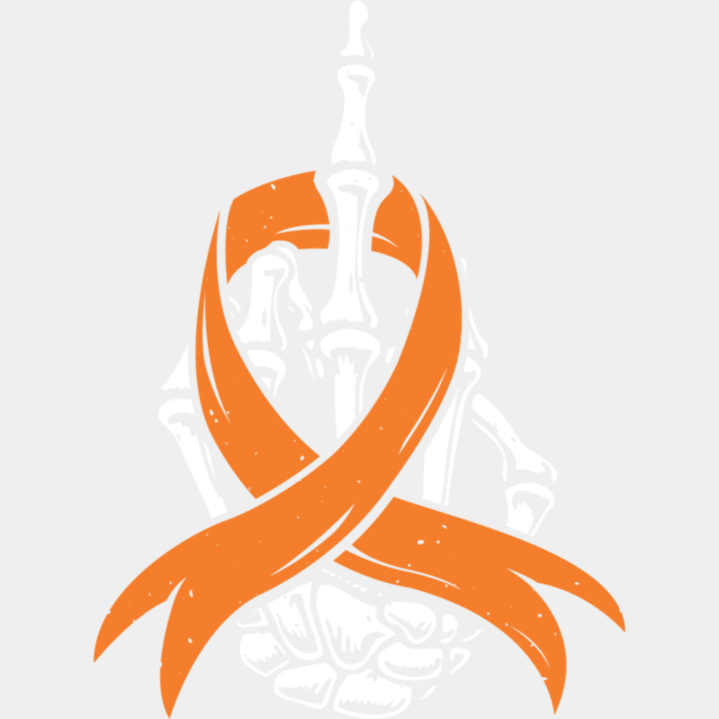 Middle Finger Ribbon - Leukemia DTF Transfers ready2transfer Light Color Design (See Imaging)