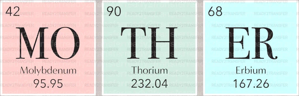 Mother Elements Mother's Day DTF Heat Transfer, Mama Design, Mom DTF - ready2transfer