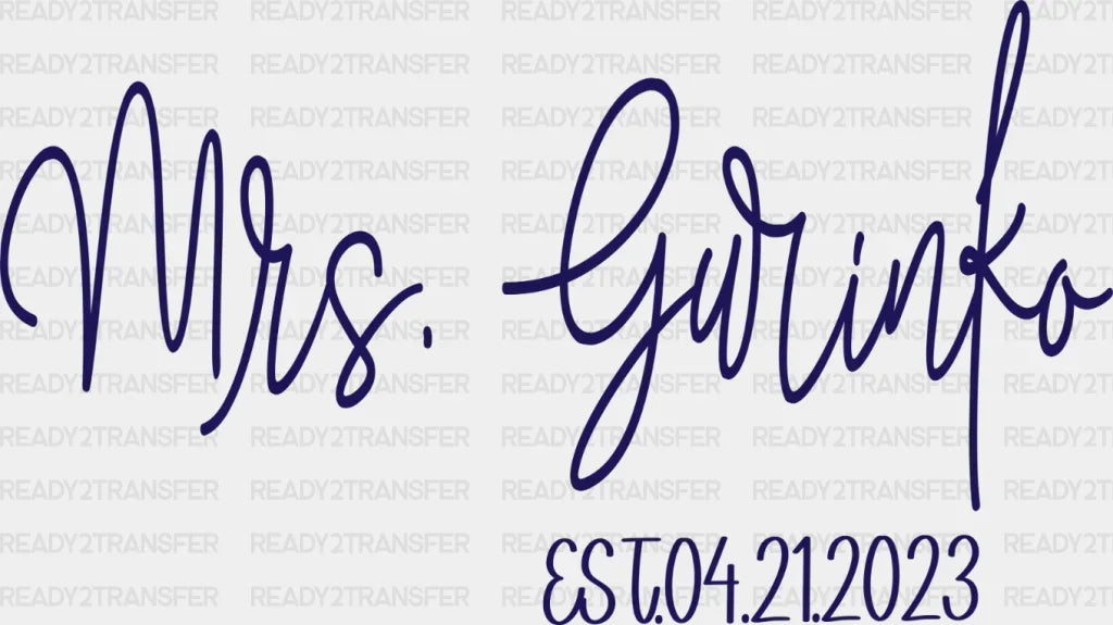 MRS GURINKO DTF Transfer ready2transfer