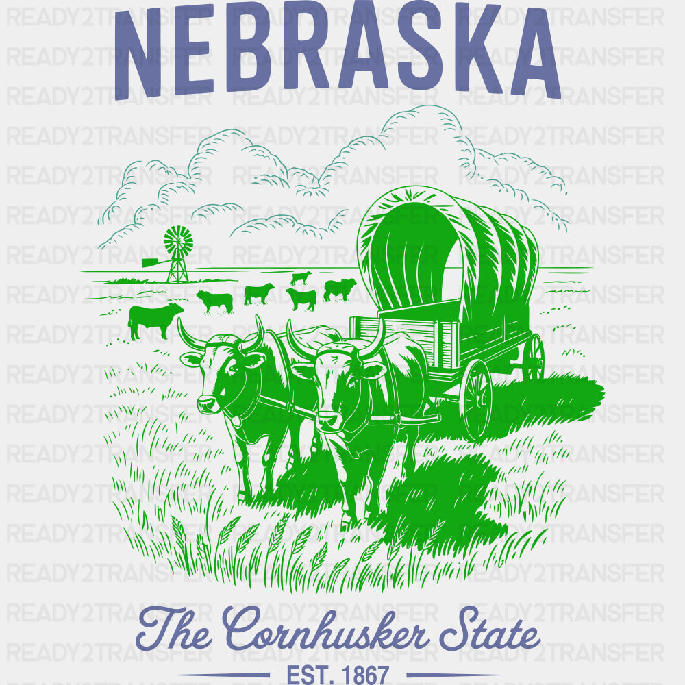 Nebraska The Cornhusker State - States & Cities DTF Transfer ready2transfer