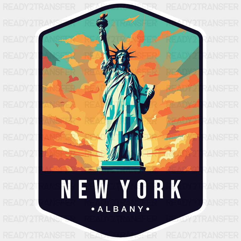 New York Albany - States & Cities DTF Transfer ready2transfer