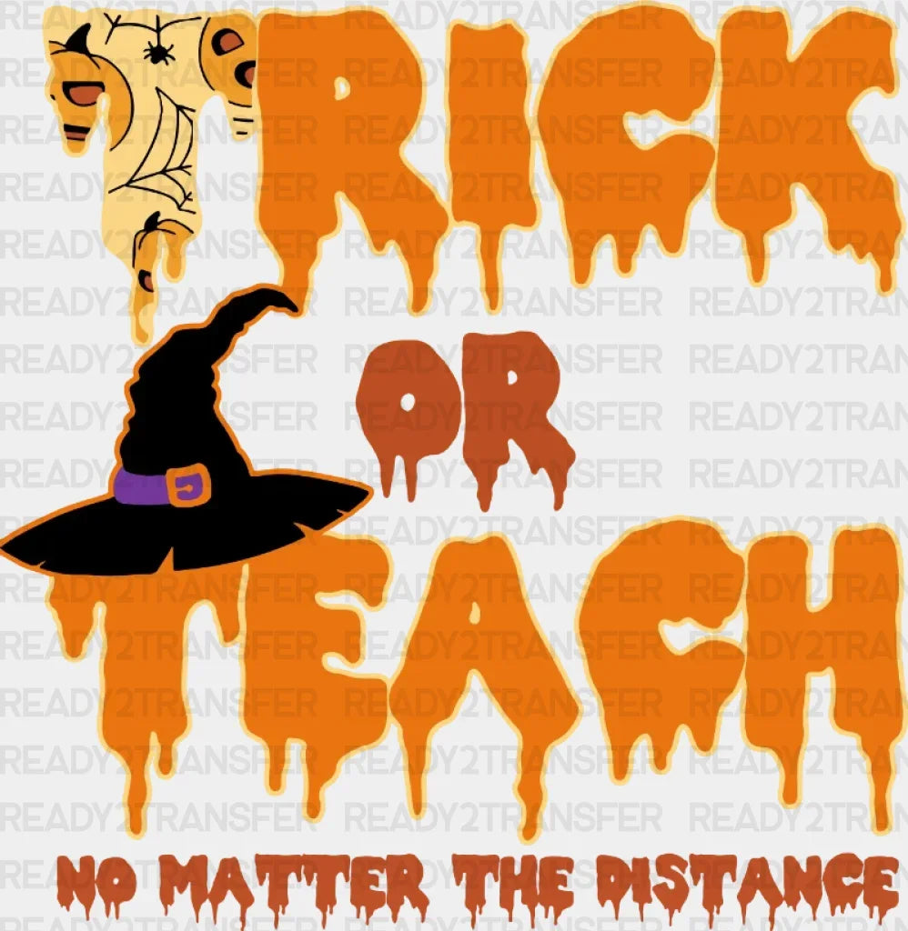 NO MATTER THE DISTANCE DTF Transfer ready2transfer Orange