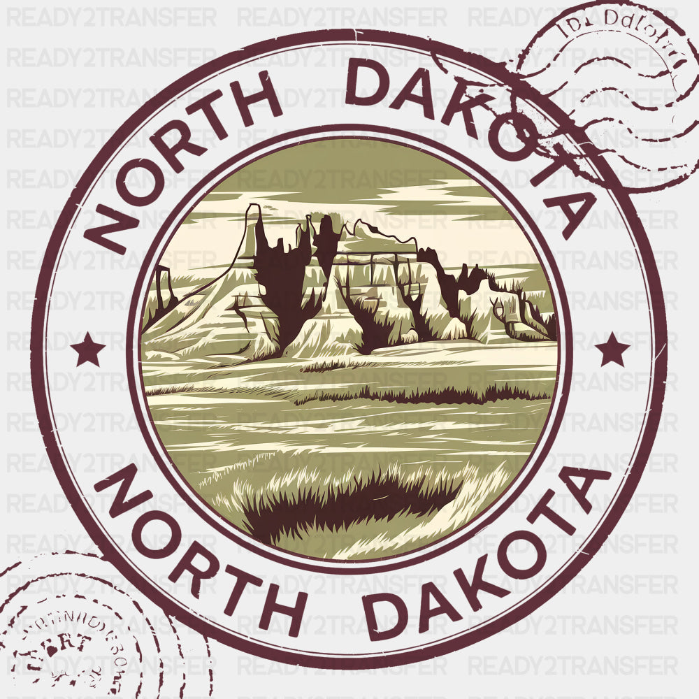 North Dakota - States & Cities DTF Transfer ready2transfer