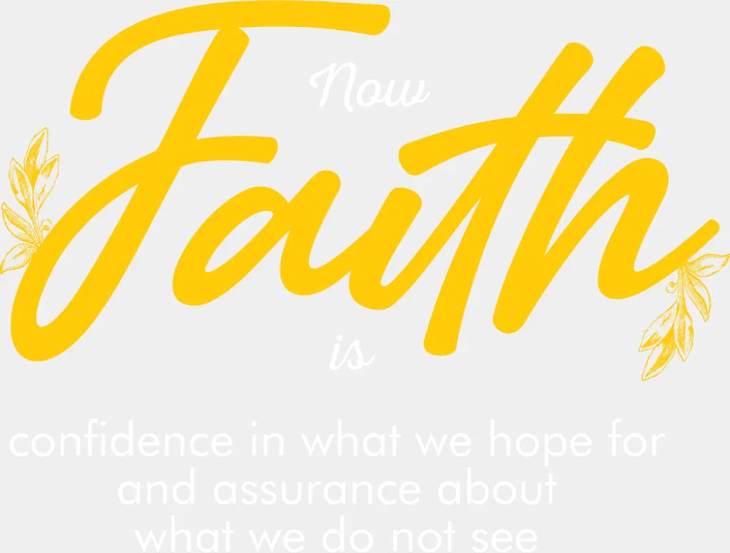 Now Faith Is - Christianity DTF Transfer Adult Unisex - S & M (10’’) / Light Color Design (See Imaging)