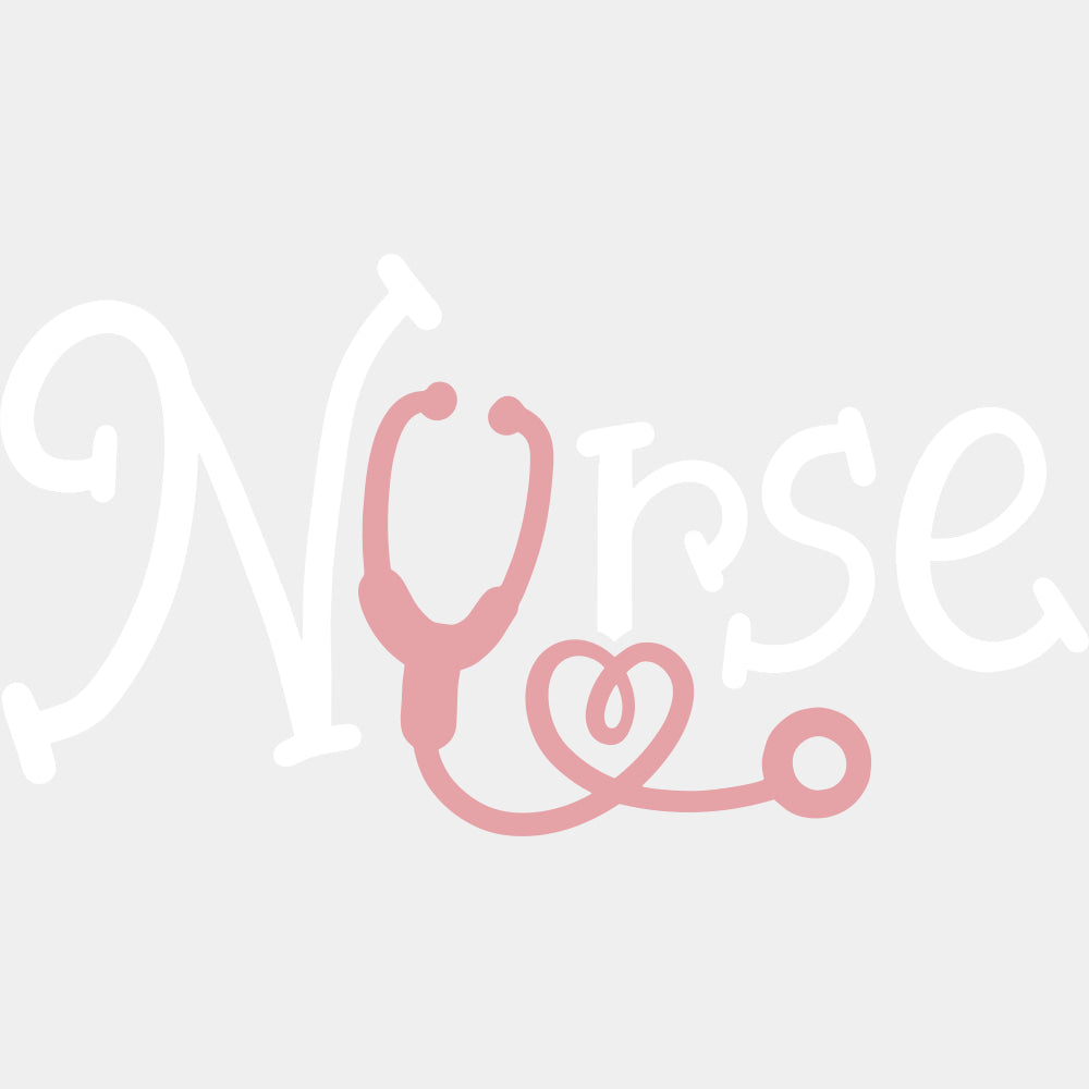 Nurse B&W - Nurse DTF Transfers ready2transfer Light Color Design (See Imaging)