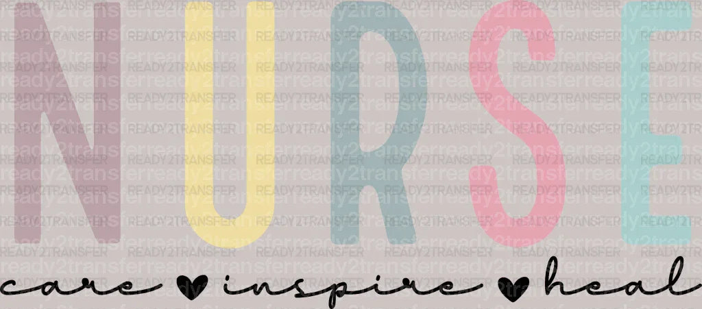 Nurse Care DTF Transfer ready2transfer