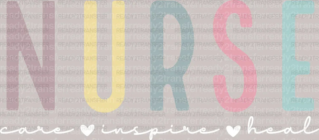 Nurse Care DTF Transfer ready2transfer