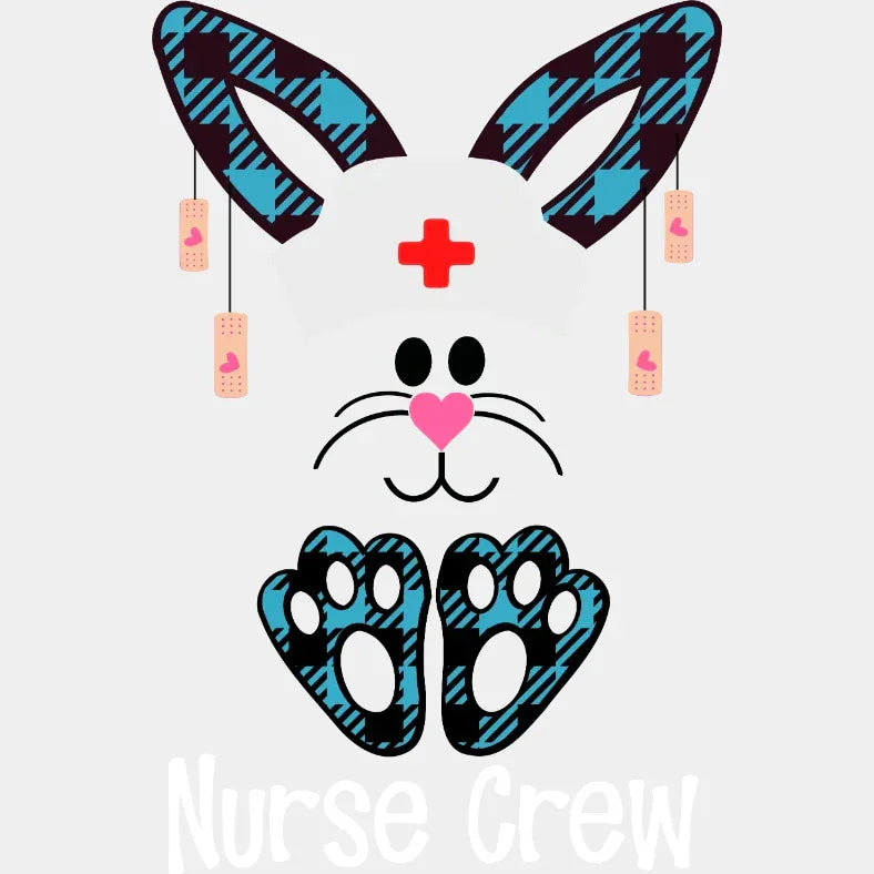Nurse Crew Easter Dtf Heat Transfer Design