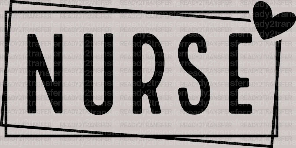 Nurse Love DTF Transfer ready2transfer