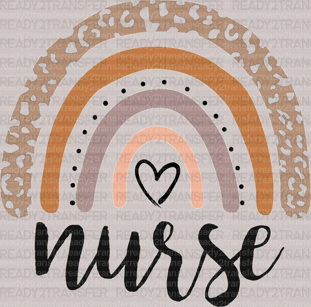Nurse Rainbow DTF Heat Transfer, Nurse Design, Healthcare Workers DTF - ready2transfer