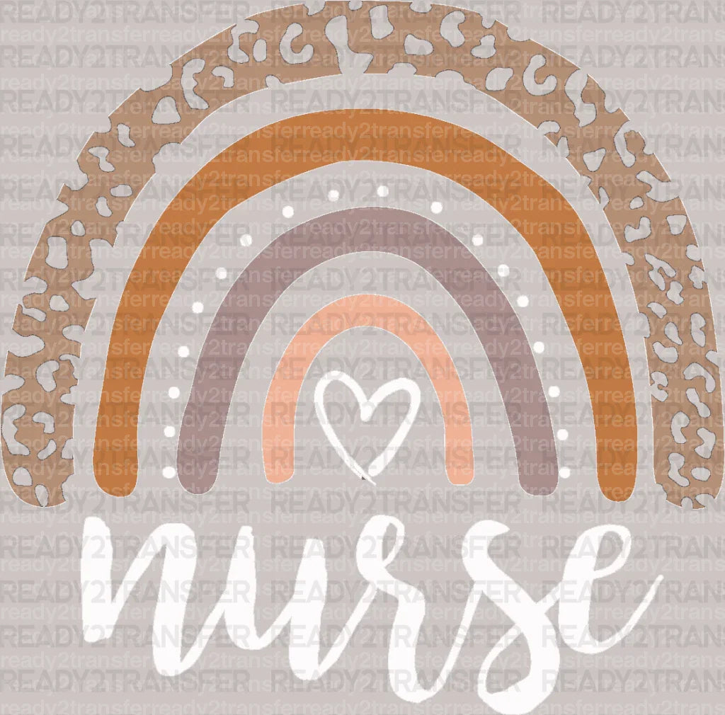 Nurse Rainbow DTF Heat Transfer, Nurse Design, Healthcare Workers DTF - ready2transfer