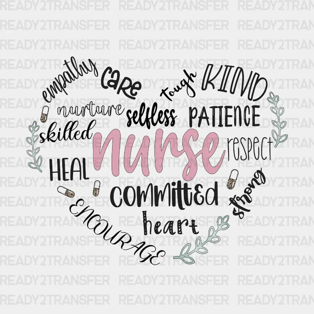 Nurse Vibes DTF Transfer ready2transfer