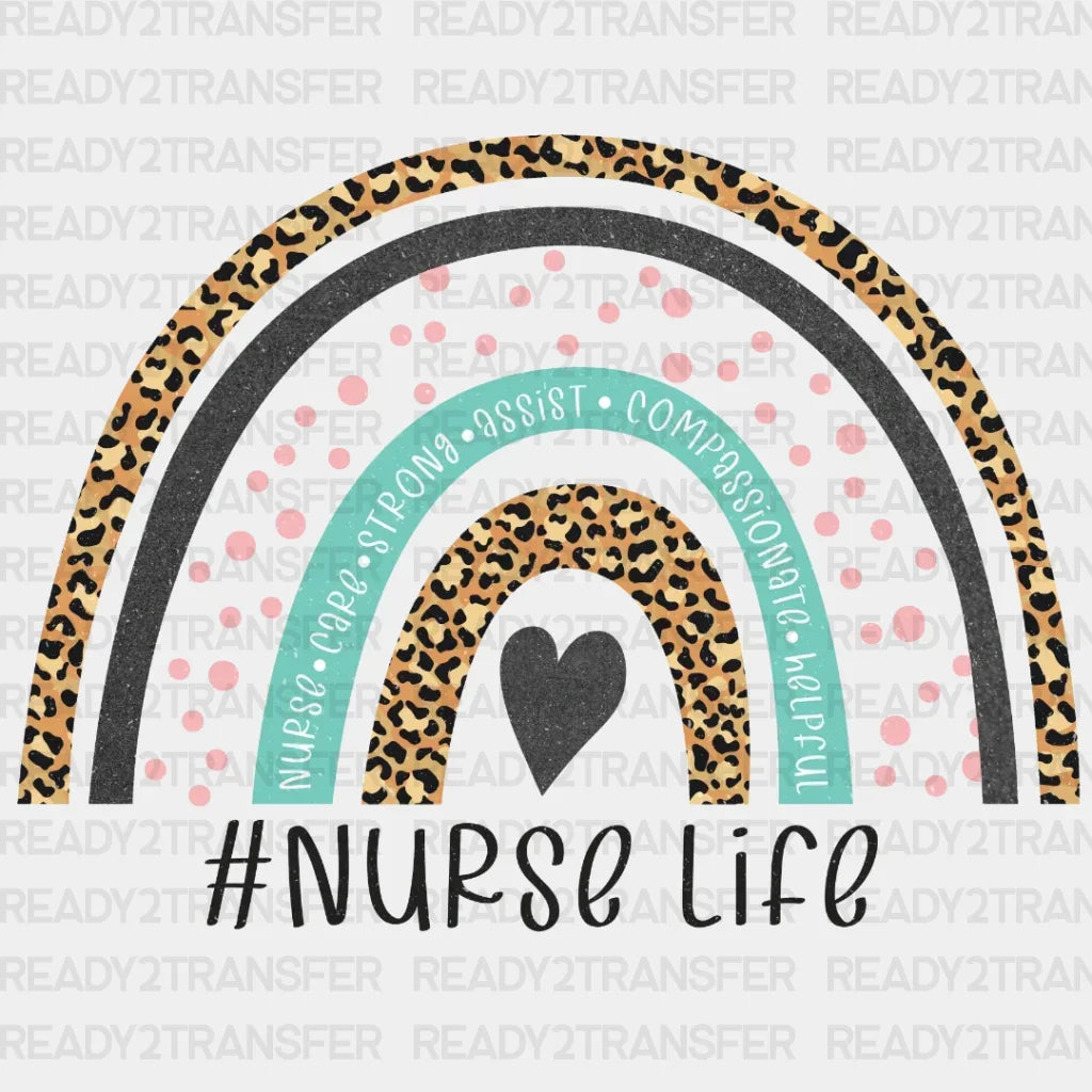 #Nurselife Rainbow Dtf Transfer