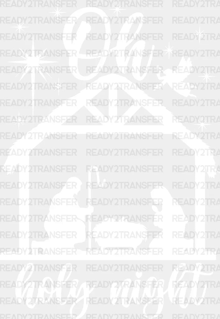 Oh Holy Night Dtf Transfer