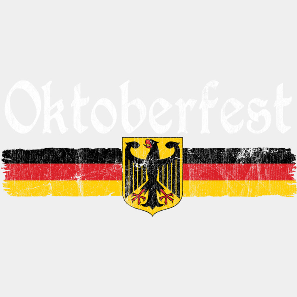 Oktoberfest German Flag - Oktoberfest DTF Transfers ready2transfer Light Color Design (See Imaging)