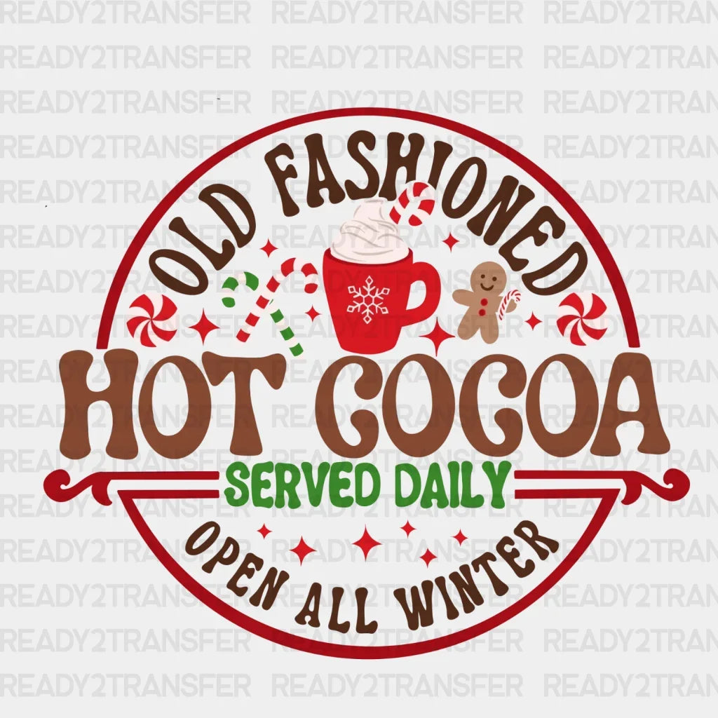 Old Fashioned Hot Cocoa Dtf Transfer