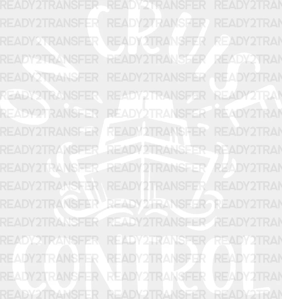 On Cruise Control - Family Dtf Heat Transfer Adult Unisex S & M (10’’) / Light Color Design