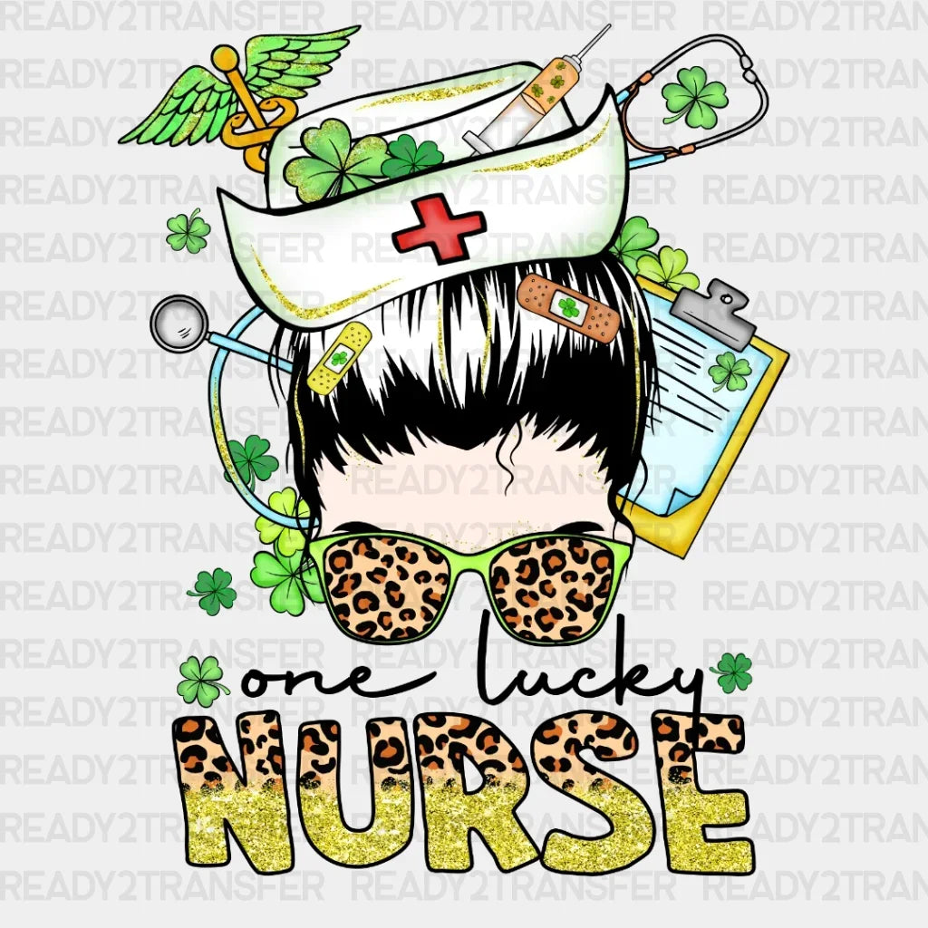 One Lucky Nurse Dtf Transfer