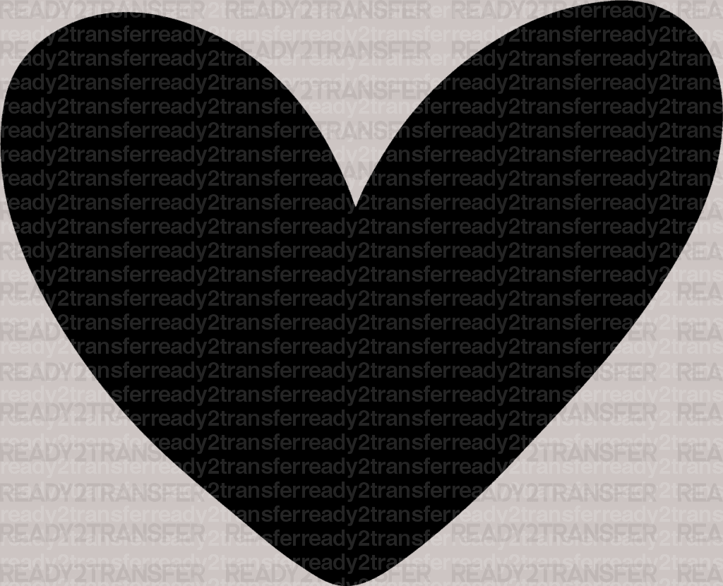 Only Heart DTF Transfer ready2transfer