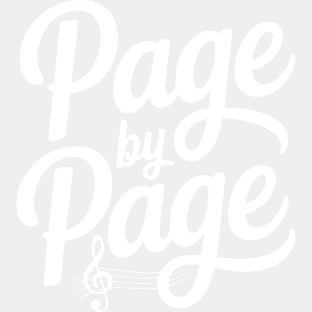 Page By Page - Music DTF Transfers ready2transfer Light Color Design (See Imaging)