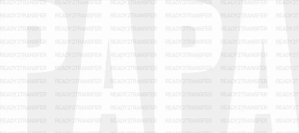 Papa Father’s Day Dtf Transfer Adult Unisex - S & M (10’) / White