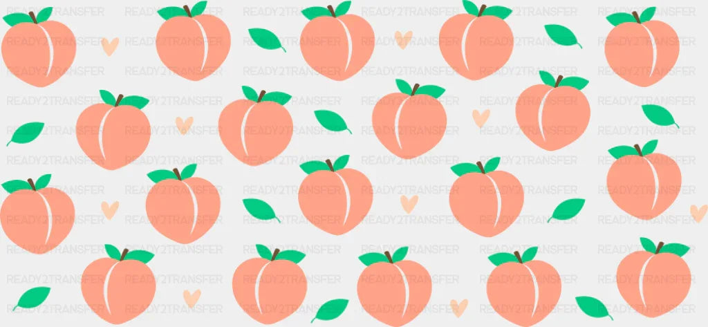 Peaches - General Cup Wrap UV Sticker Permanent UV DTF Decal