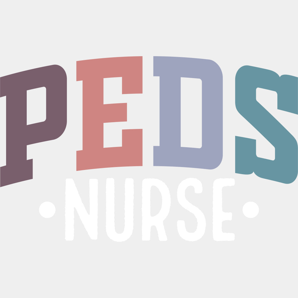 Peds Nurse - Pediatric Nurse DTF Transfers ready2transfer Light Color Design (See Imaging)