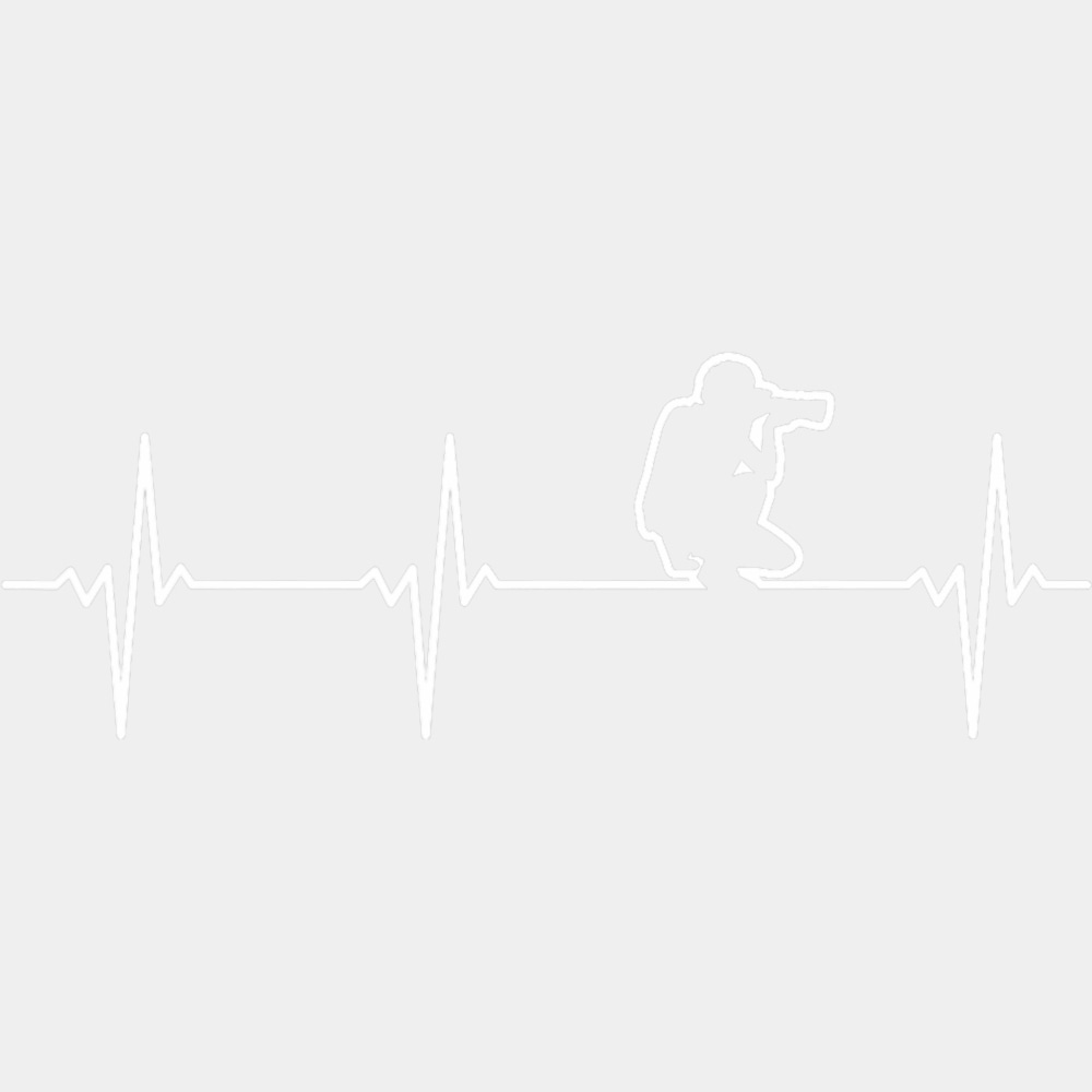 Photographer Heartbeat - Photography DTF Transfers ready2transfer Light Color Design (See Imaging)