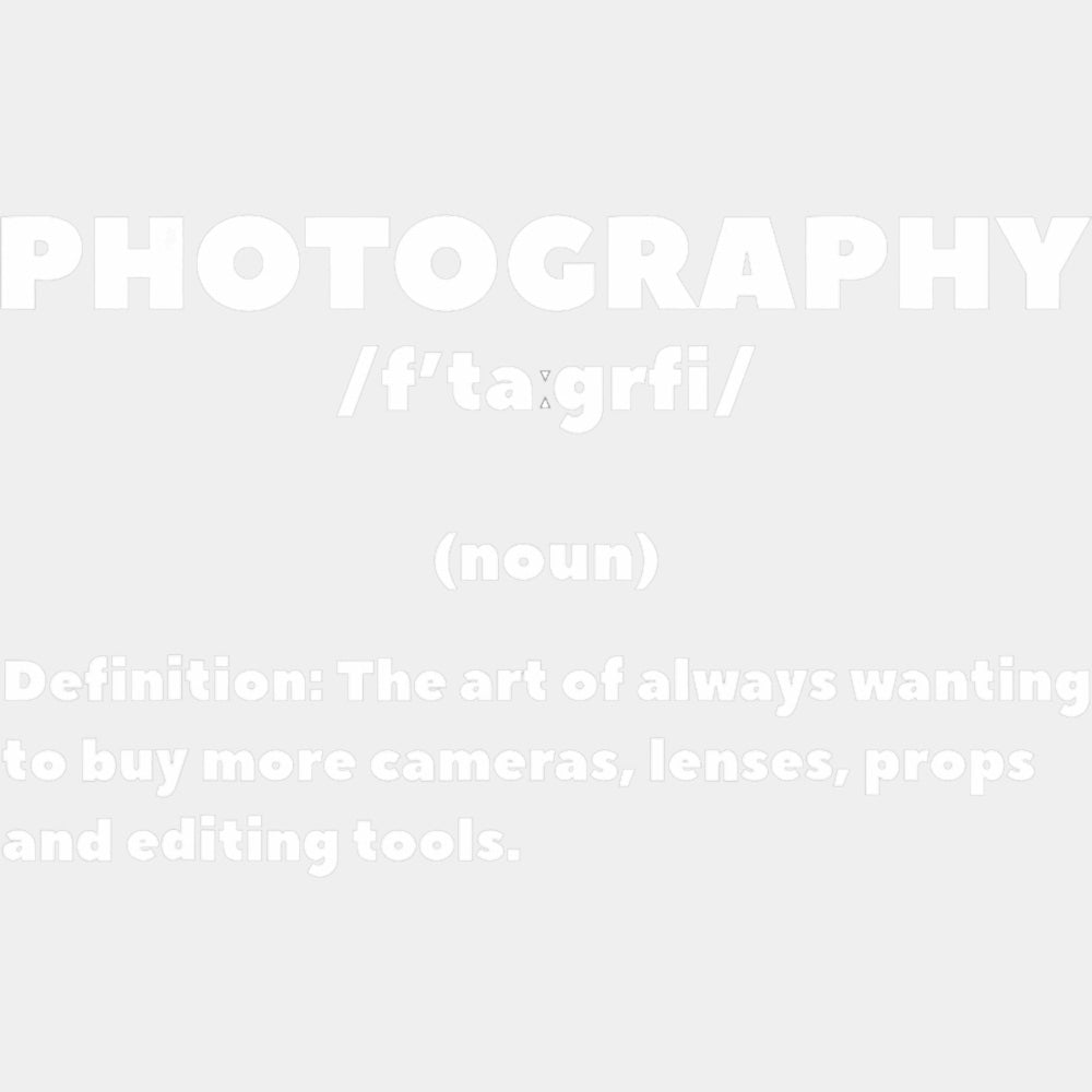 Photography B&W Definition - Photography DTF Transfers ready2transfer Light Color Design (See Imaging)