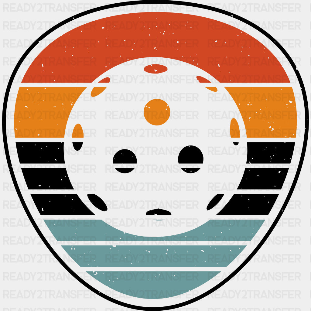 Pickleball, Red Orange Blue - Pickleball DTF Transfers ready2transfer Dark Color Design (See Imaging)