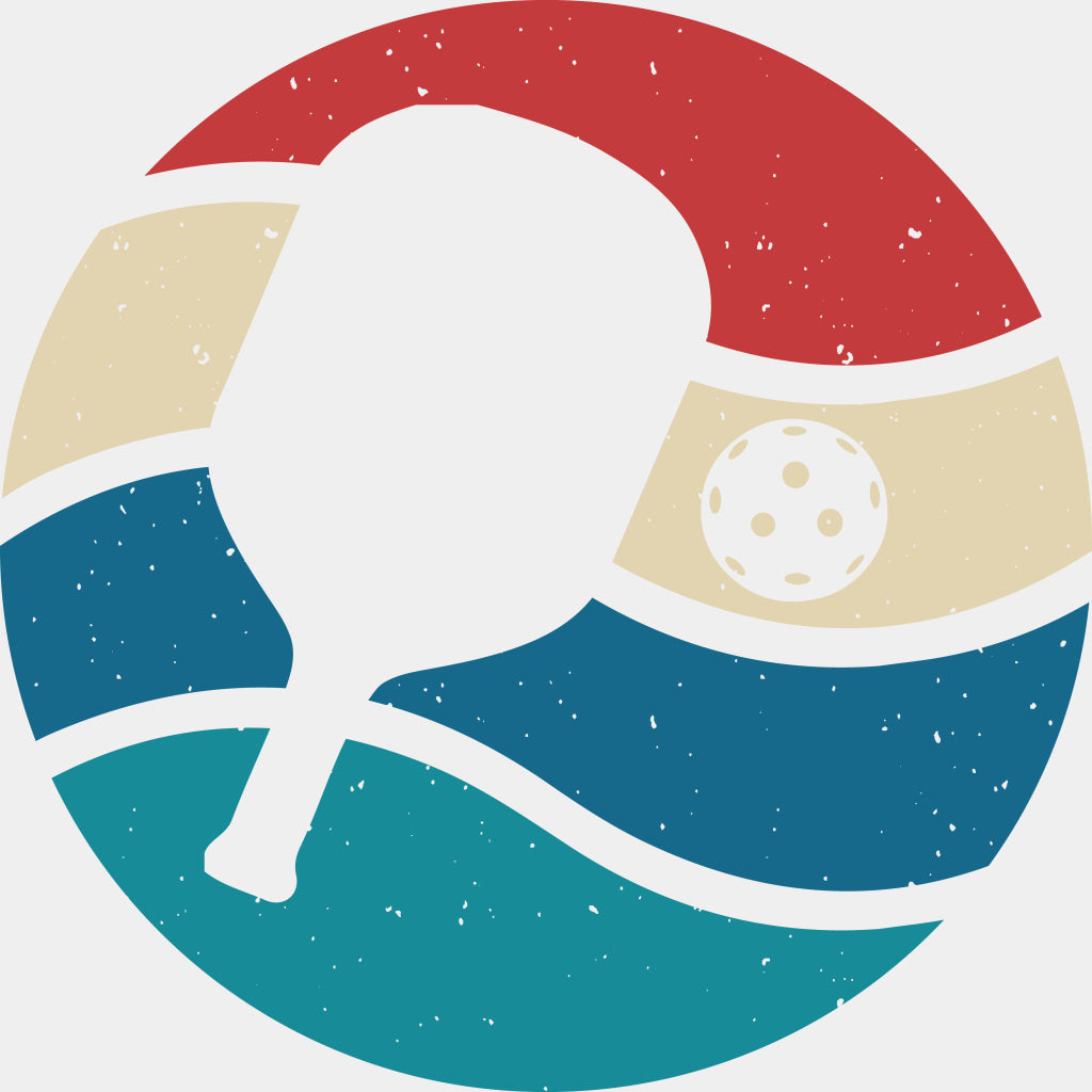 Pickleball Wavy Ball - Pickleball DTF Transfers ready2transfer Light Color Design (See Imaging)