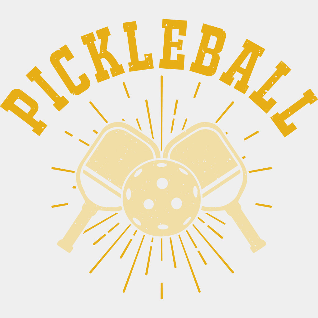 Pickleball, Yellow Lines - Pickleball DTF Transfers ready2transfer Light Color Design (See Imaging)