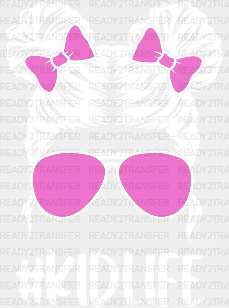 Pink Kidlife Dtf Transfer