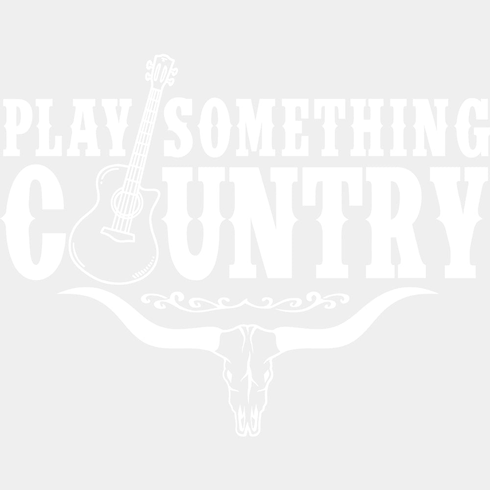 Play Something Country - Music DTF Transfers - Adult Unisex - S & M (10’’) / Light Color Design (See Imaging)