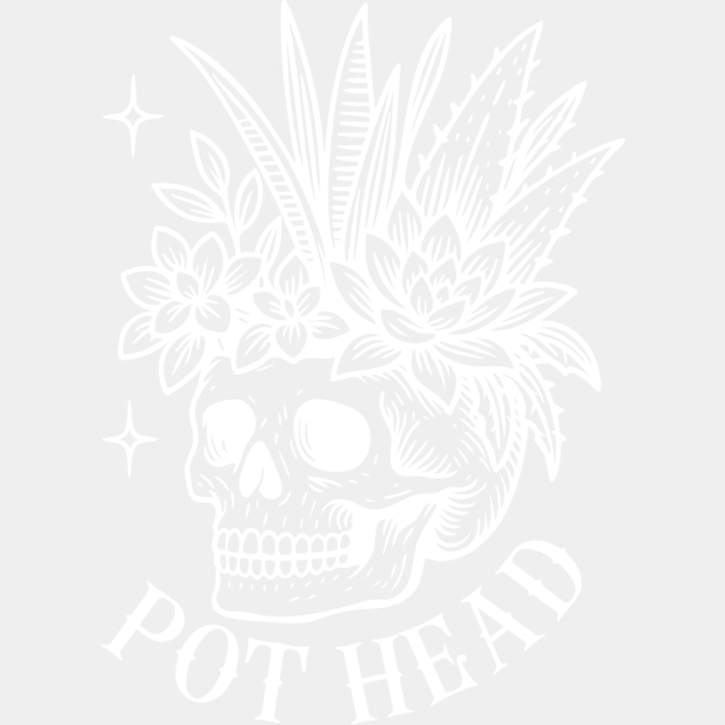 Pot Head - Plants DTF Transfers ready2transfer Light Color Design (See Imaging)