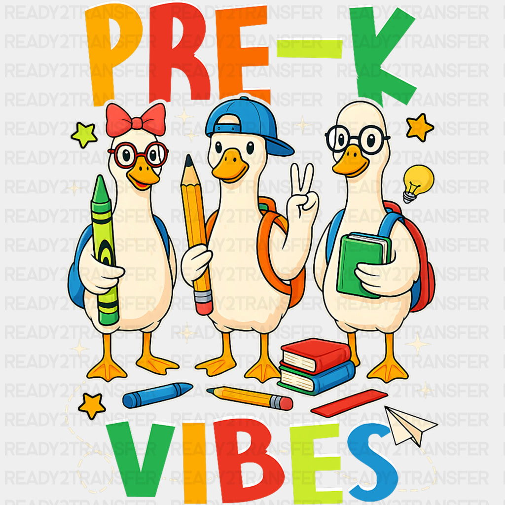 Pre-K Vibes, Geese - Pre-K DTF Transfers ready2transfer