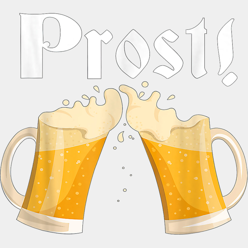 Prost, Beers - Oktoberfest DTF Transfers ready2transfer Light Color Design (See Imaging)