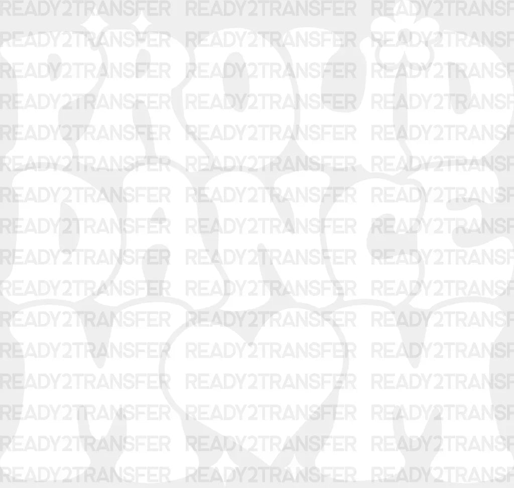 Proud Dance Mom - Dancing Dtf Heat Transfer Adult Unisex S & M (10’’) / Light Color Design (See