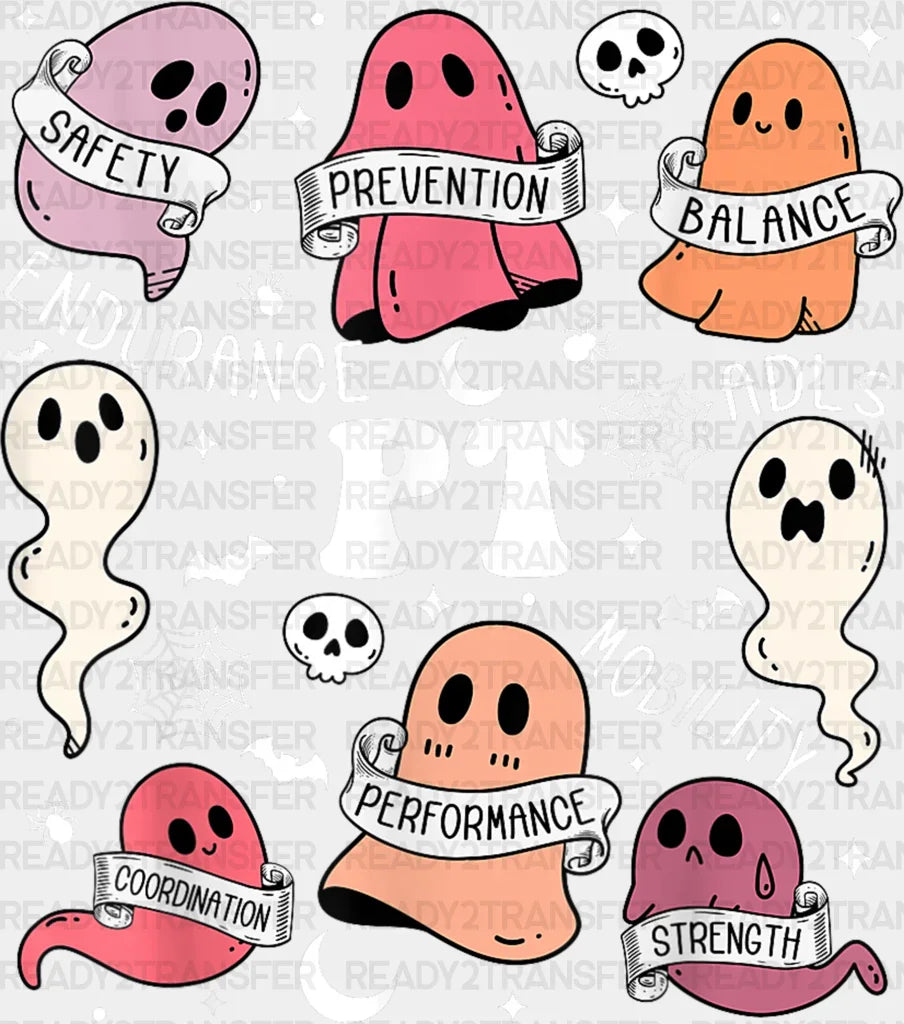 Pt Prevention Design - Therapist Dtf Heat Transfer Adult Unisex S & M (10’’) / White