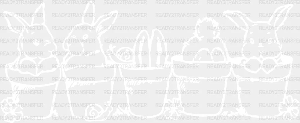 Rabbits Dtf Transfer