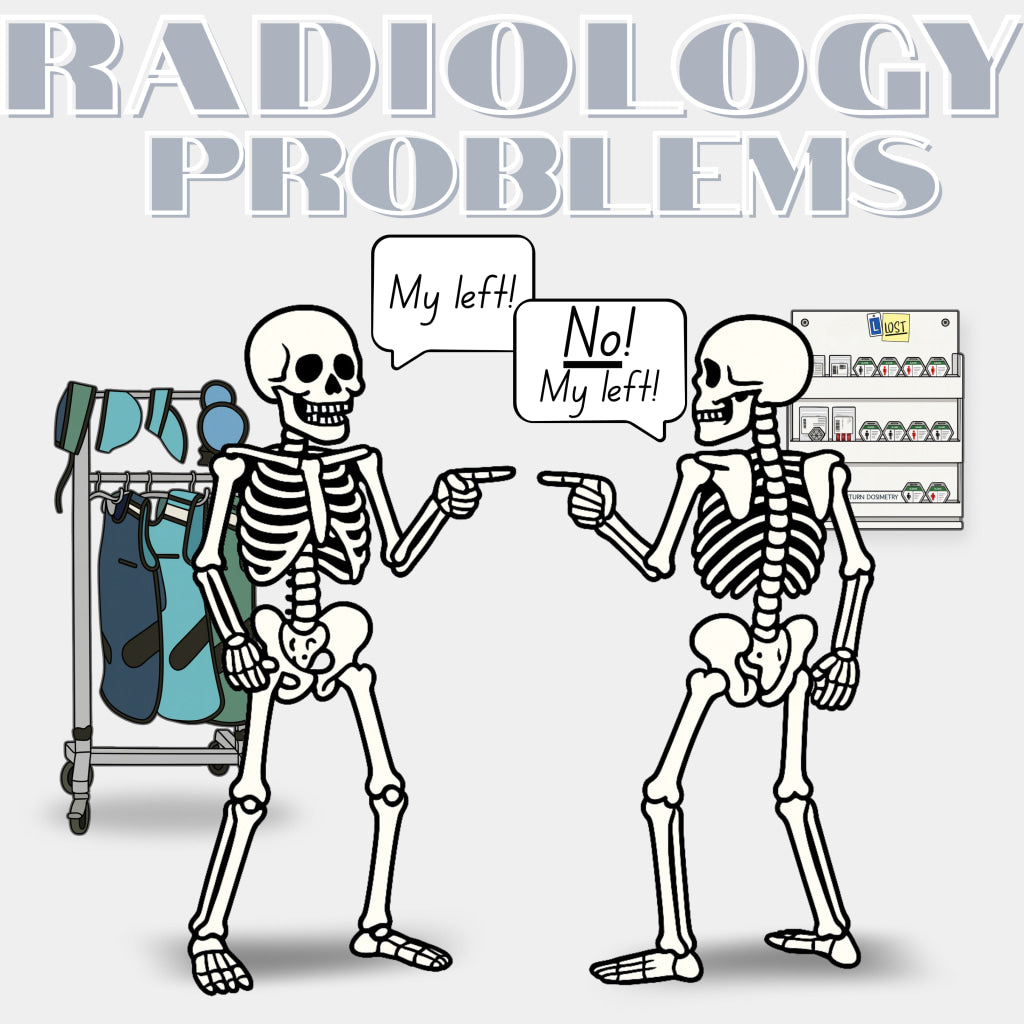 Radiology Problems - Radiology DTF Transfers ready2transfer Light Color Design (See Imaging)