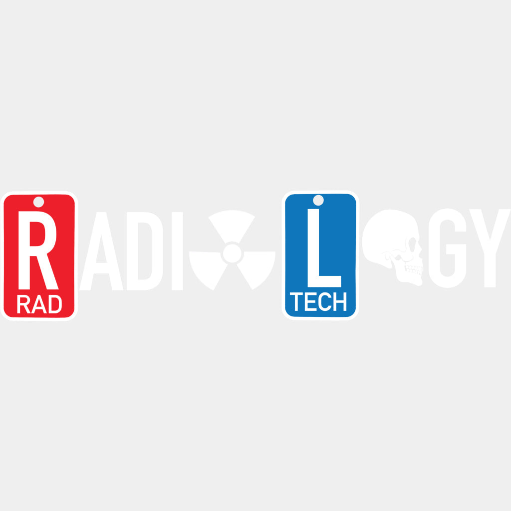 Radiology Tech B&W - Radiology DTF Transfers ready2transfer Light Color Design (See Imaging)