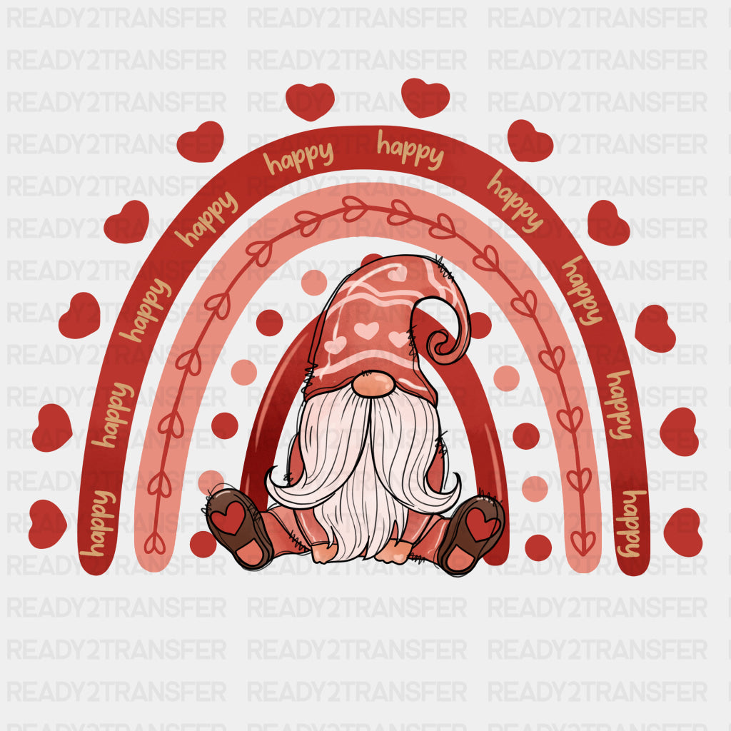 RAINBOW HAPPY GNOME DTF Transfer ready2transfer