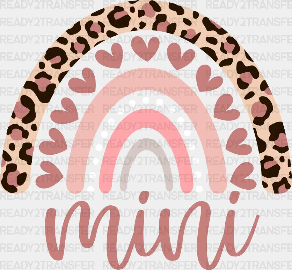 Rainbow Heart Mini Dtf Transfer
